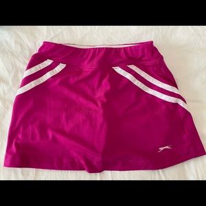 Pink tennis skirt